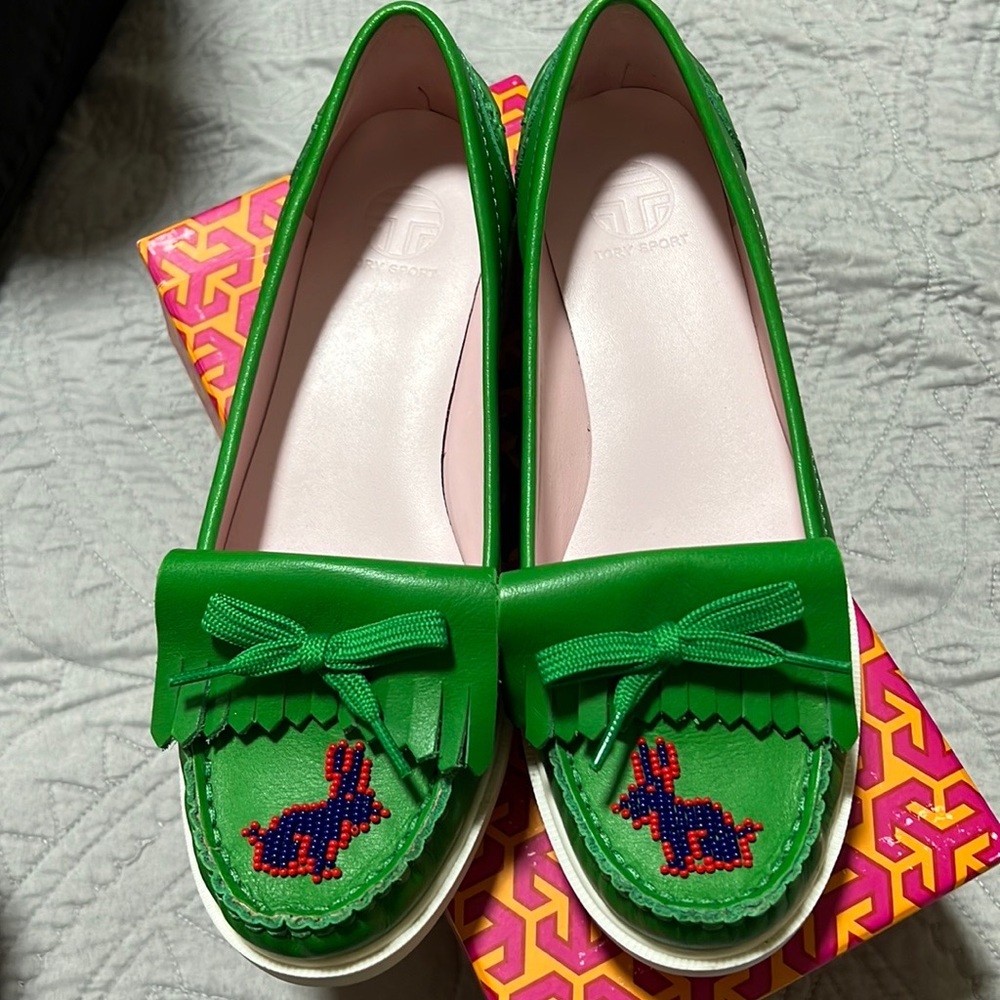 Tory Sport by Tory Burch Green Leather..